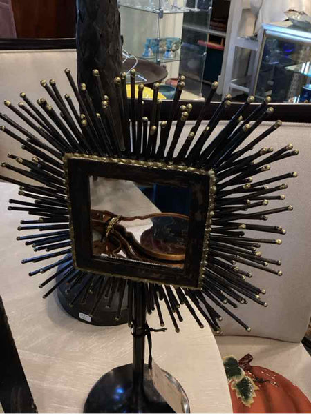 Starburst Mirror on Stand