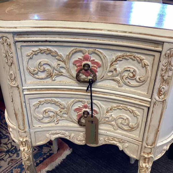 Ivory French Provincial Painted Table
