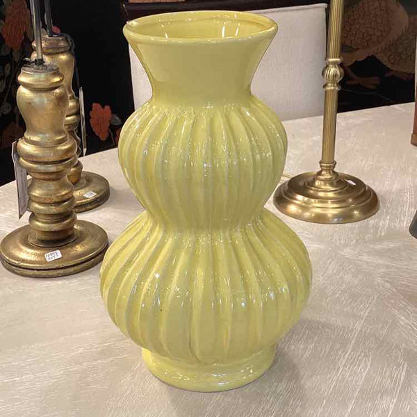 Yellow Ceramic Vase