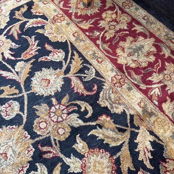 Black/Burgundy Oriental Rug