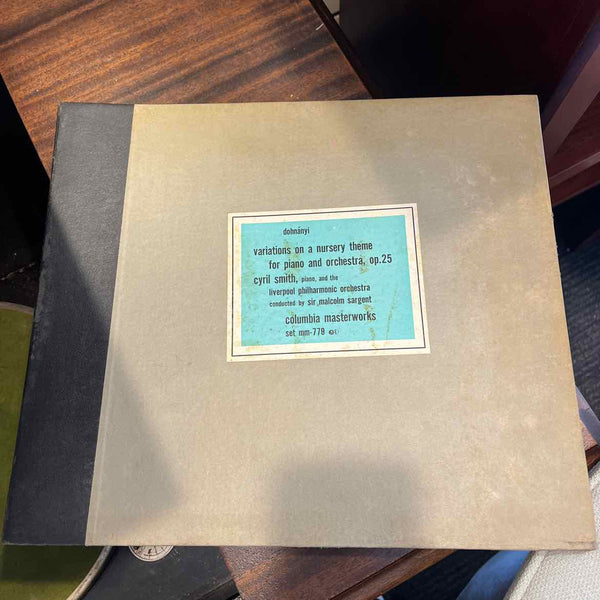 Dohnanyi Set of 4 Records - 78 RPM