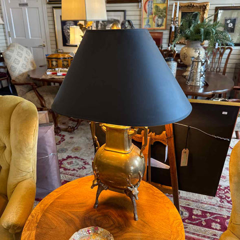 Chapman Brass Lamp With Deer Feet