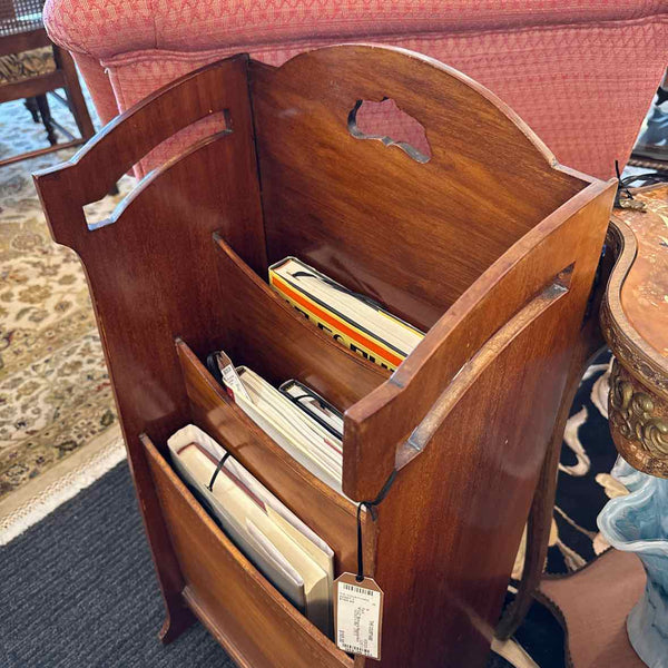 Mahogany Magazine Rack