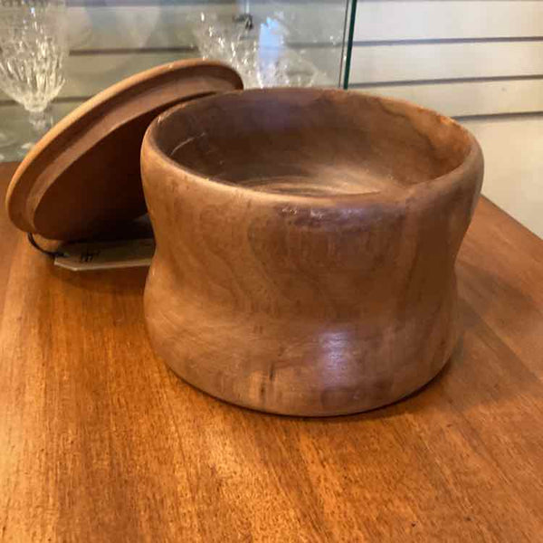 Hand Turned Bowl w/Lid