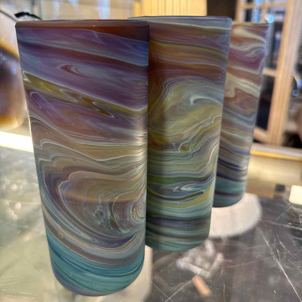 Hand Blown Phoenician Glasses - Set of 8