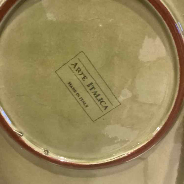 Ceramic Grape Green Serving Tray (Arte Italica)