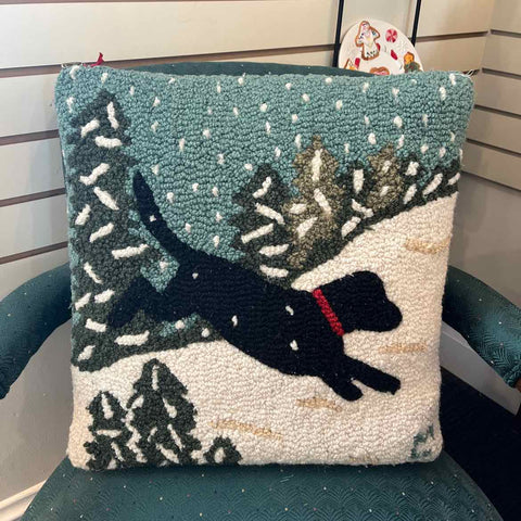 Wool Dog  Pillow