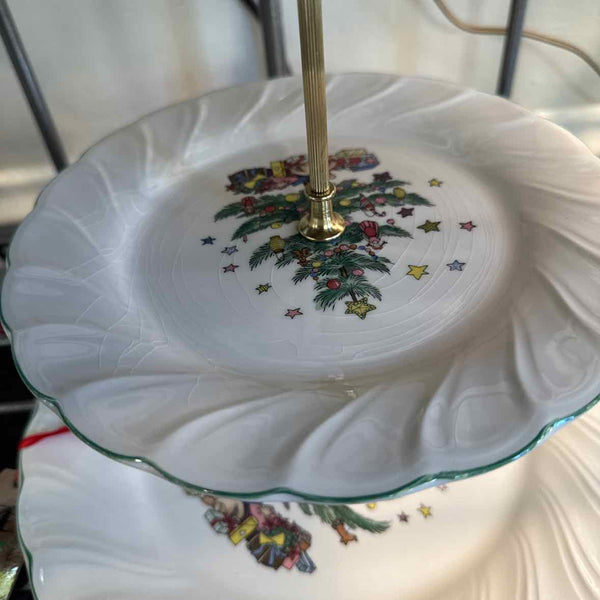 Two Tier Serving Piece