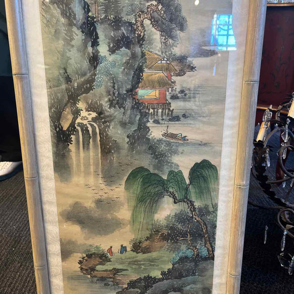 Framed Chinese Scroll