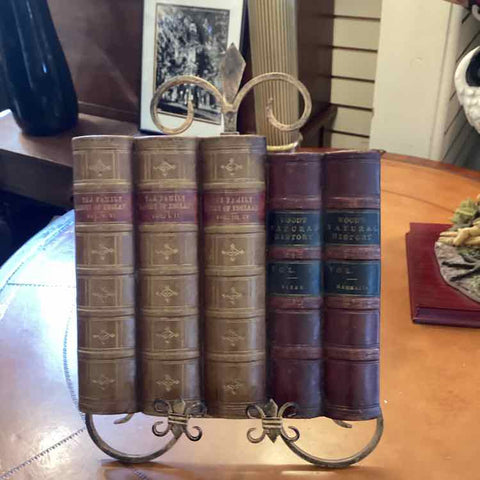 Five Faux Books with Stand