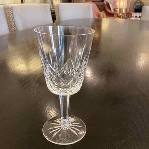 6 Lismore Waterford Goblets - 8 oz.