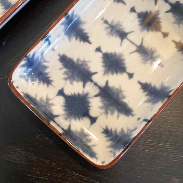 Pair Of Blue And White Dishes