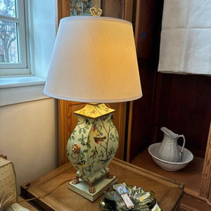 Floral And Bird Lamp