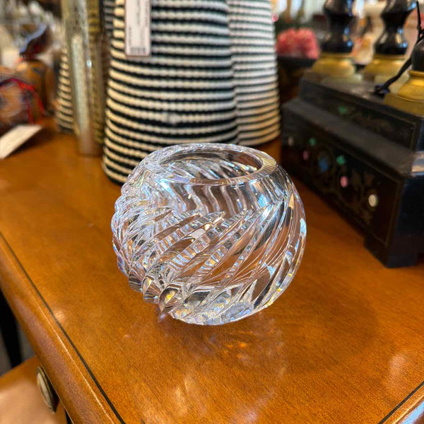 Faberge Crystal Rose Bowl