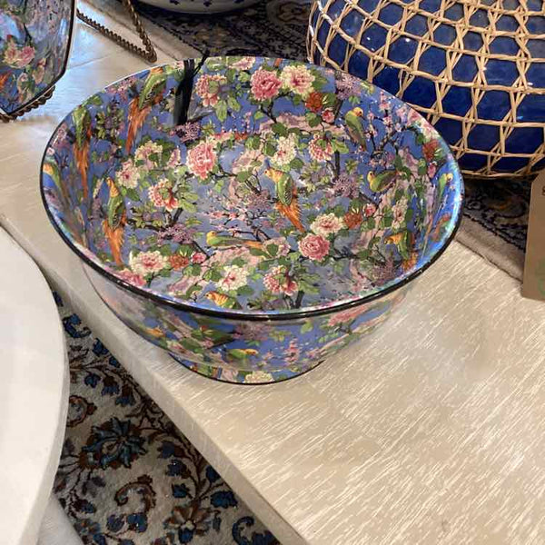 Crown Ducal Blue Chintz Bowl