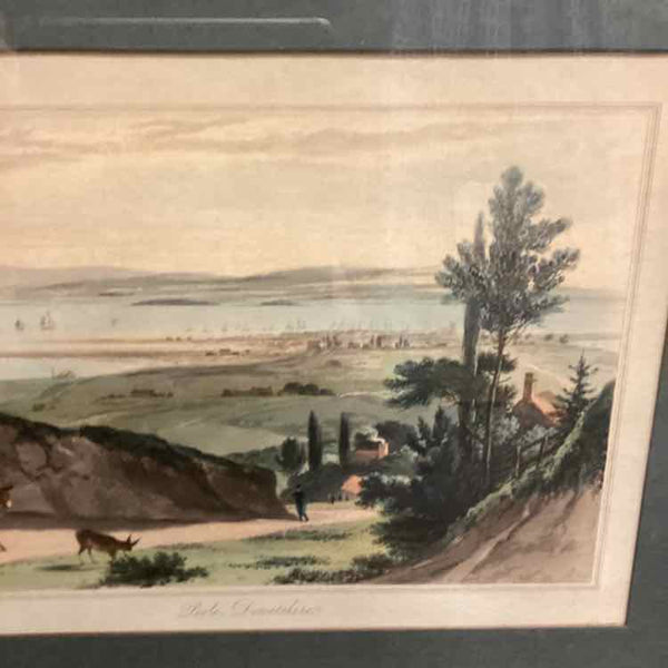 Poole, Dorsetshire Framed Engraving