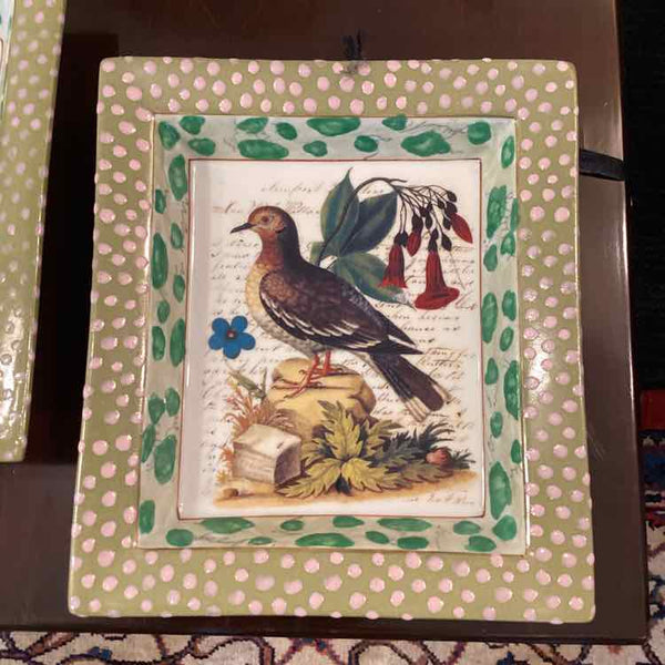 Three John Derian Bird Dishes