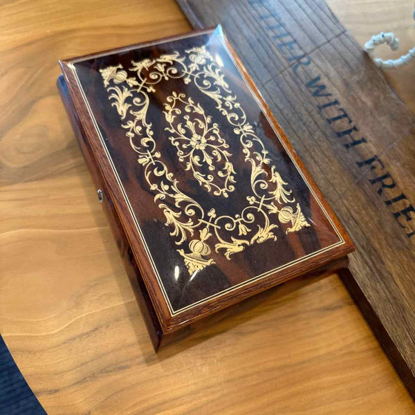 Wooden Inlaid Italian Music Box