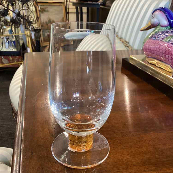 Eight Denby Fire Water Glasses