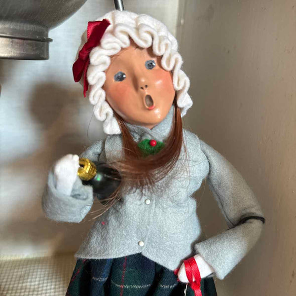 Byers' Choice Girl With Pickle