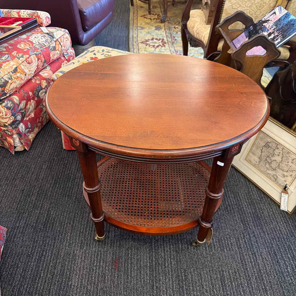 Ethan Allen Oval Side Table