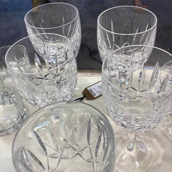 Five Waterford Kildare Wine Glasses