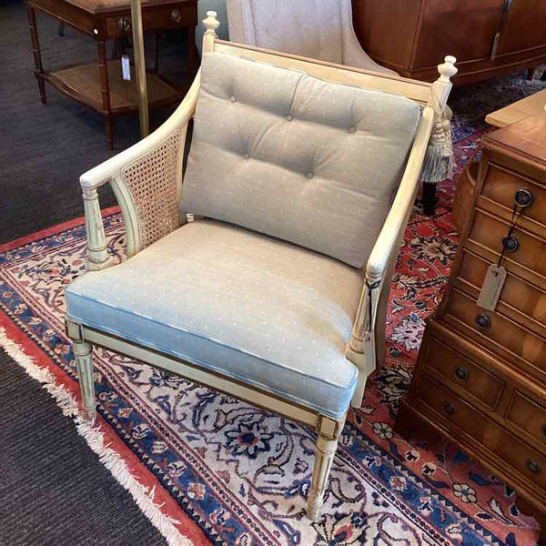"As Is" Side Chair With Caned Sides