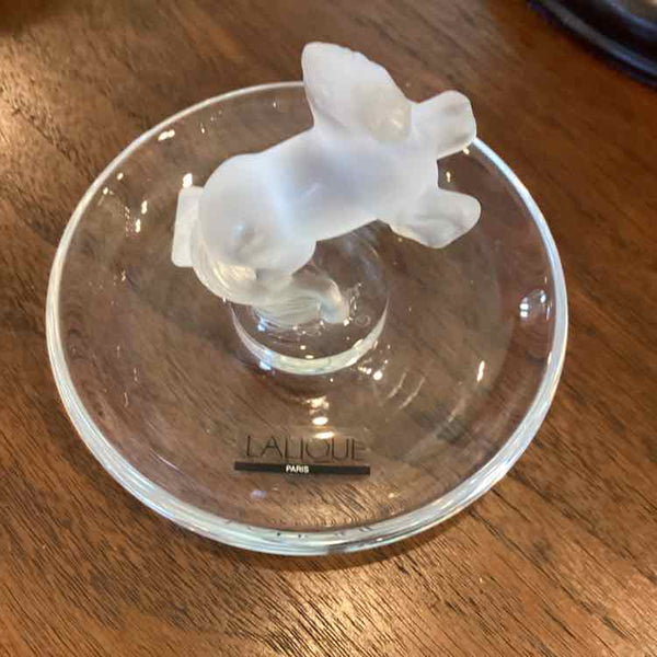 Lalique Kazak Rearing Horse Dish
