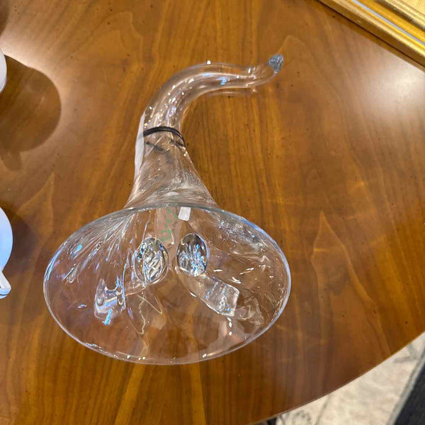Tiffin Crystal Cornucopia Vase