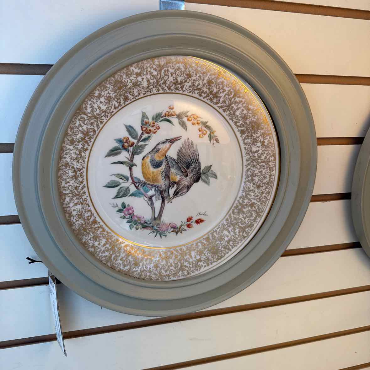 Lenox Framed Meadowlark  Plate