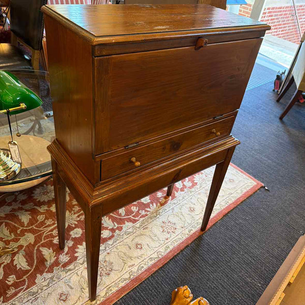 Cherry Wood Drop Down Secretary