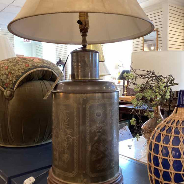 Brass Lamp with Shade