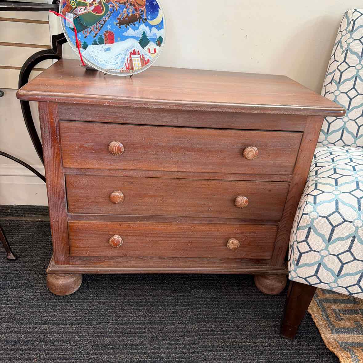 Chairside Chest with 3 Drawers