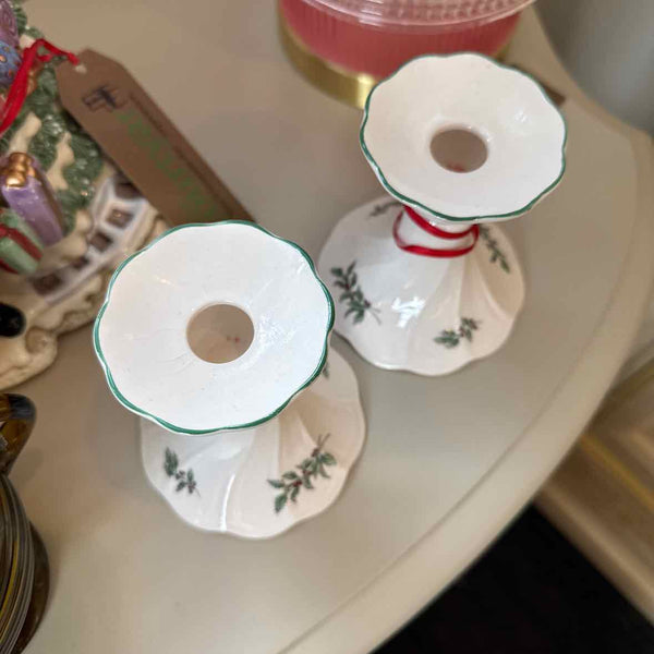 Pair Of Nikko Candleholders