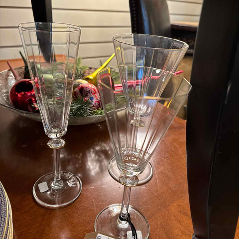 10 South Hampton Gold Wine Glasses - Mikasa