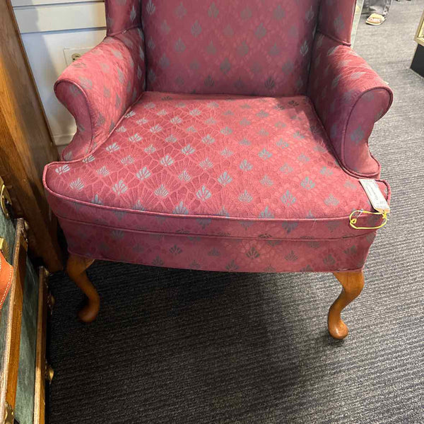 Wingback Queen Anne Arm Chair