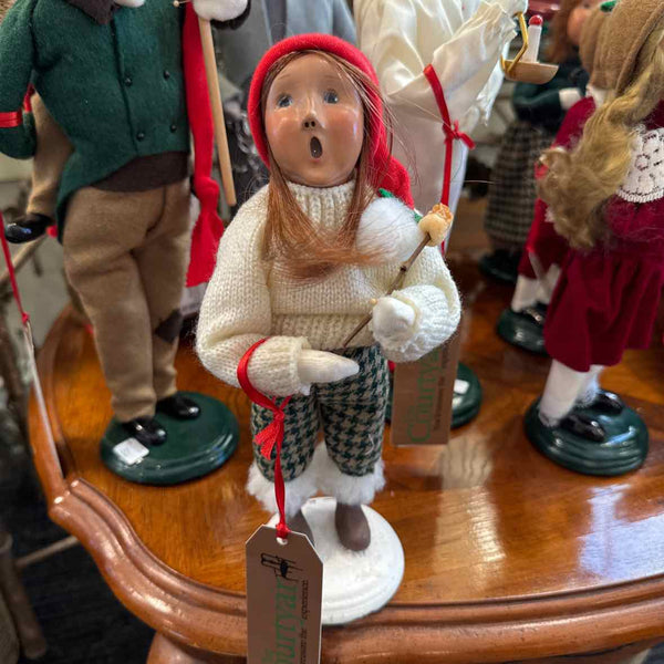 Byers Caroler Girl Roasting Marshmellows