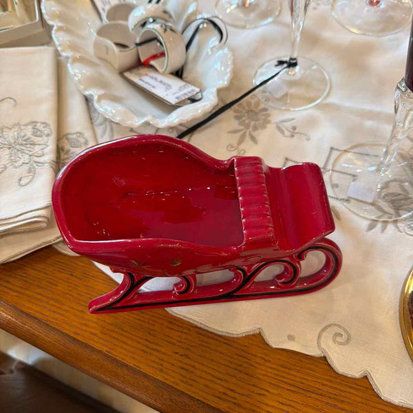 Red Decorative Sleigh