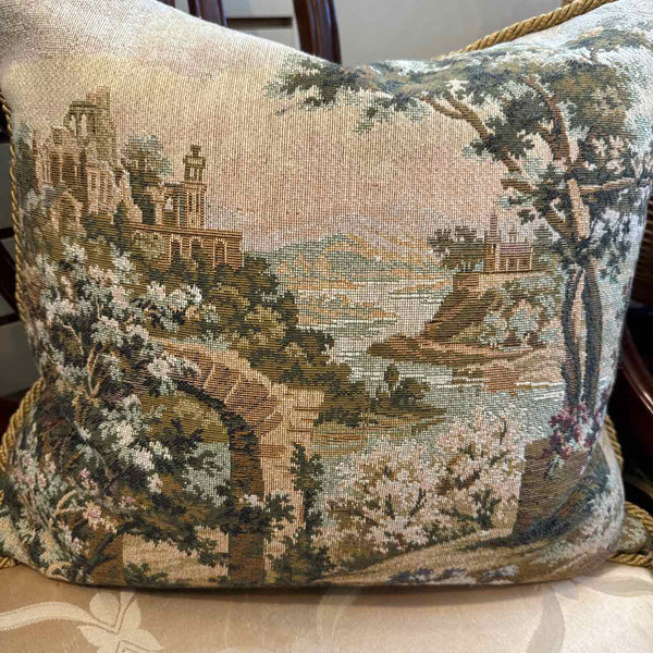 English River Scene Pillow