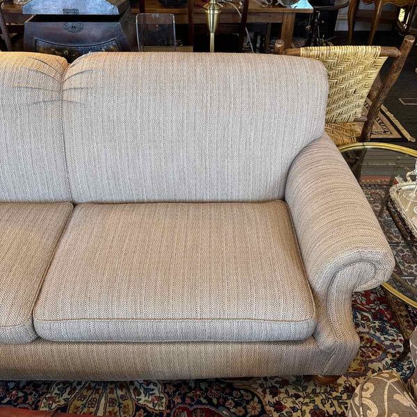 Tan Chenille Sofa