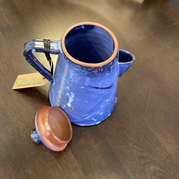Blue Terra Cotta Tea Pot