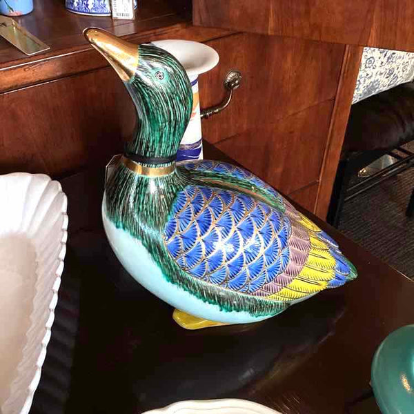 Kutani/Satsuma Hand Painted Duck