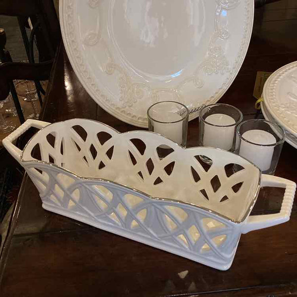 Lenox Illuminations Platinum Centerpiece Votive Caddie