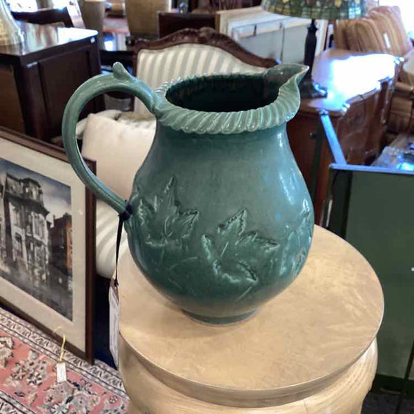 Vintage Leaf Embossed Pitcher