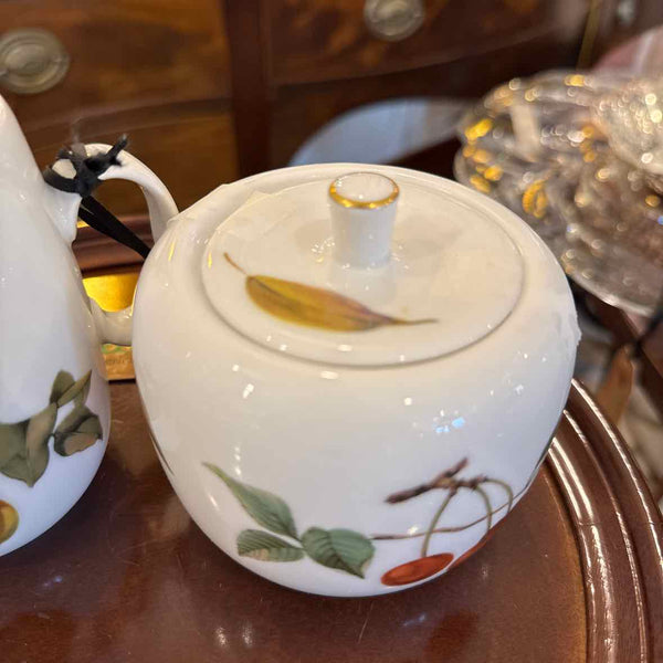 Royal Worcester "Evesham" Cream and Sugar