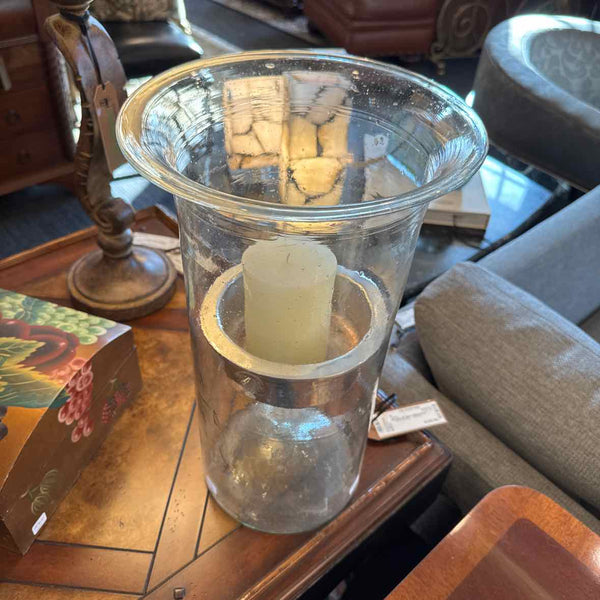 Pair Of Hurricane Vase Candleholders