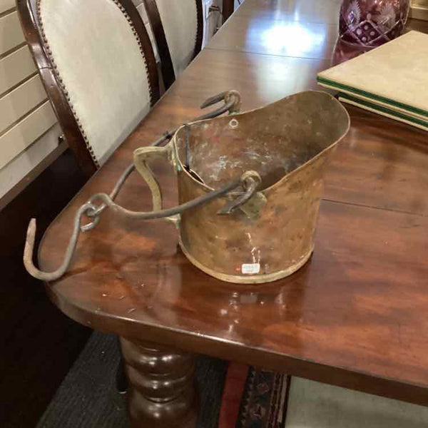 Vintage Copper Coal Scuttle