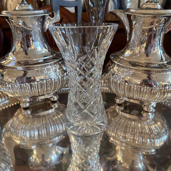 Small Cut Crystal Vase