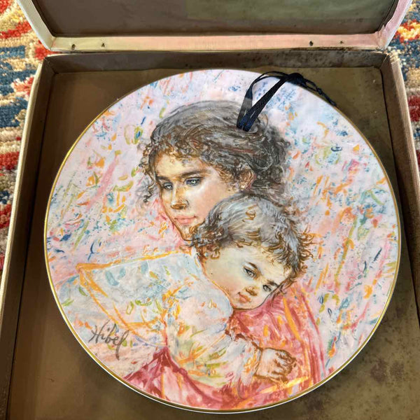 Hibel "Marilyn & Child" Plate