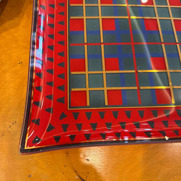 Christmas Plaid Platter